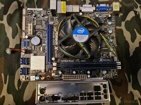 Intel G645 +ASROCK H61M-DGS 1155 +4GB ram +backplate - 1