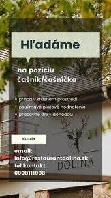 Čašník/ čašníčka