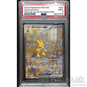 Predám kartu Pokémon Alakazam ex PSA 9 MINT