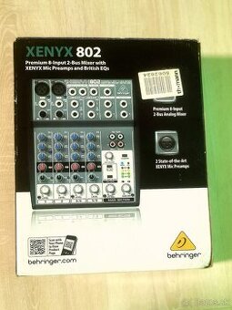 predám analógový mixpult Behringer Xenyx 802