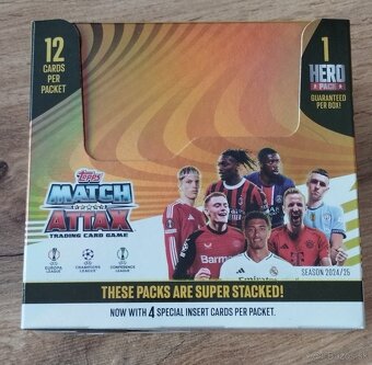 FOTBALOVÉ KARTY NOVÝ BOX MATCH ATTAX 24/25