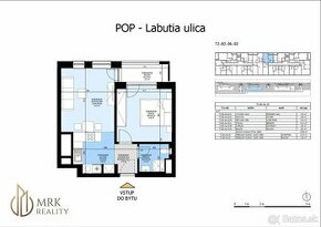 2 izbový byt s loggiou na ulici Labutia v Slnečniciach "POP"