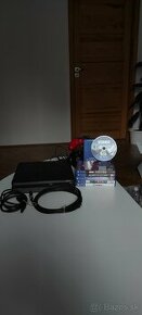 PS4 1TB slim + 2x ovládač + 6 hier