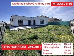 5 izbový rodinný dom 178 m2 s terasou, pozemok 503 m2 Senec