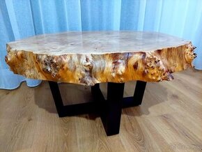 Topoľový očkový konferenčný stolík - Coffee table