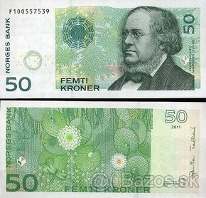 50 korún Nórsko 2011, P46d UNC