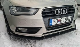 LIPKO LIPO SPOJLER AUDI A4 B8 PREDNÉHO NÁRAZNÍKU NA NARAZNIK