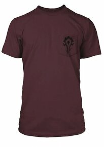 Tričko World of Warcraft Horde Bones Crest  Maroon  (veľ. M) - 1