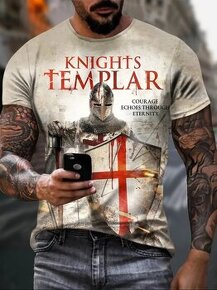 Pánske tričko Knights Templar XL - nové