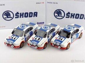 3 verzie ŠKODA 130 RS 1:18