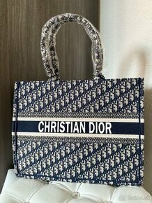 Christian Dior plážová taška tmavomodrá