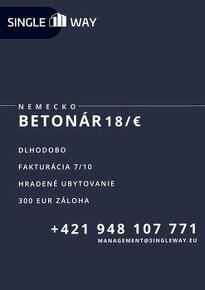 BETONÁR / DLHODOBO / NEMECKO