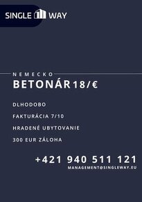 BETONÁR / DLHODOBO / NEMECKO