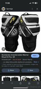 Brankarske chranice kolien WARRIORRitual X3 PRO