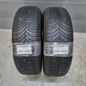 Letné pneumatiky 215/65 R16 MICHELIN DOT 3420