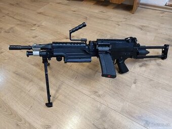 Kulomet M249 PARA - celokov A&K