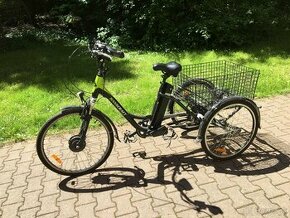 Elektrický bicykel - trojkolka pre invalidov