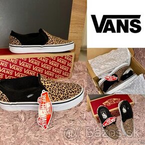 vans leopard stylove original slip-on tenisky-topanky