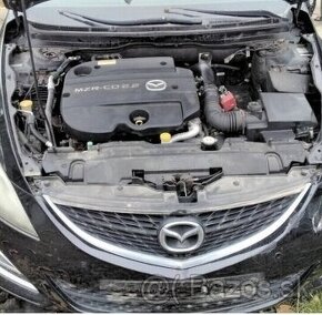 Mazda 6 2011 2.2 D predám MOTOR, Trysky R2AA13H50 Vstrekovac