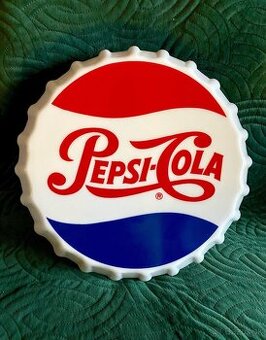 Stará lampa na stenu Pepsi-Cola, original KLW, Wien