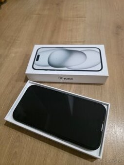 iPhone 15, 256GB čierny