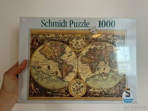 Puzzle schmidt mapa 1000 ks