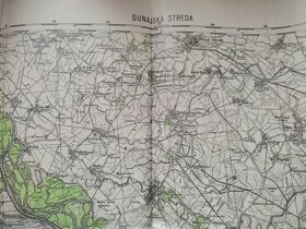 Stara mapa  originál  z I. ČSR  - Dunajská Streda