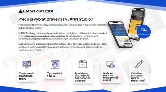 JANN studio tvorba web stránok