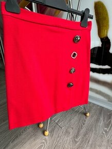 Červená mini sukňa Pinko - 1
