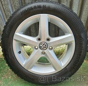 Atraktívna, originálna zimná sada VW - 5x112 r16+205/55 r16