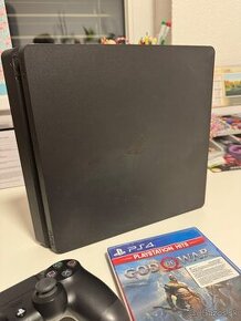 predam playstation 4 slim vo verzii 1TB v čiernom prevedení