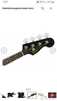 Fender ltd jazz bass