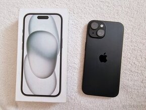 Apple Iphone 15 128GB, v zaruke, cierna farba