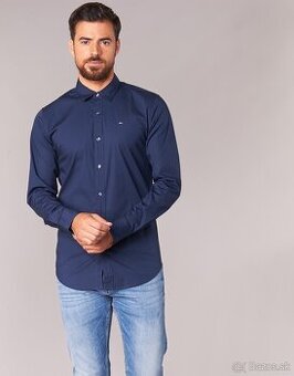 Košeľa TOMMY HILFIGER denim vel. L slim fit