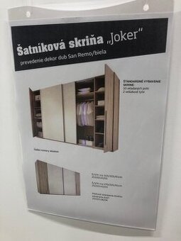 Skriňa s posuvnými dverami JOKER