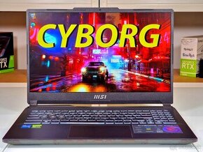 Herný notebook MSI CYBORG | RTX 4060 | ZÁRUKA 24M | DDR5 - 1