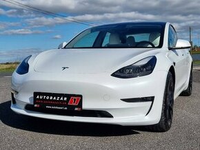 ✅️Tesla Model 3 Performance LongRange 512HP,BIELY INTERIÉR✅️