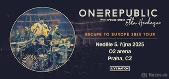 One Republic Praha 5.10.2025