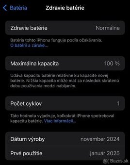 iPhone 16 Pro, 256GB Čierny titán