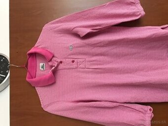 LACOSTE originál baby pink damske tricko S/M