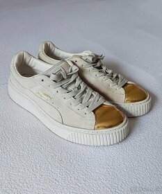 Puma Suede Platform Gold - 1