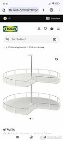 Otočná polica do rohovej skrinky, 88 cm .Ikea. - 1