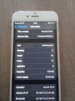 Iphone 6s záruka 128gb