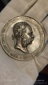 AR medaila - Čestná cena ministerstva obchodu - Tábor 1886, - 1