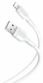 USB lighting kábel pre iPhone, iPad, iPod - biely