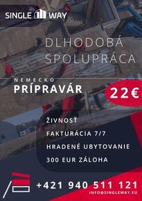 PRÍPRAVÁR RÚR / NEMECKO /  22€ IHNEĎ