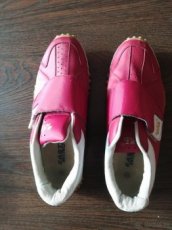 Červeno-biele botasky na suchý zips - 1