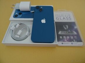 iPhone 13 128GB BLUE - ZÁRUKA 1 ROK - VELMI DOBRY STAV - 1