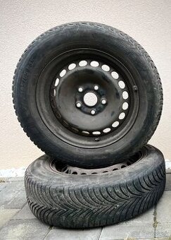 Predám disky so zimnými pneu Michelin 195/65 r15 - 2017