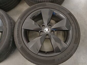 Letne ALU 5x112 R17 6,5J ET38 Original SKODA OCTAVIA SUPERB